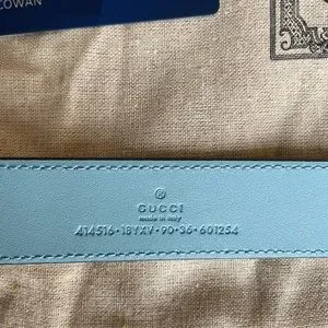 Gucci | Accessories | Gucci Thin Marmont Belt Womens Size  display picture 2